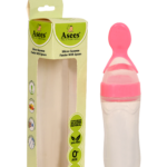 Asees Silicone Squezee Bottle With Spoon