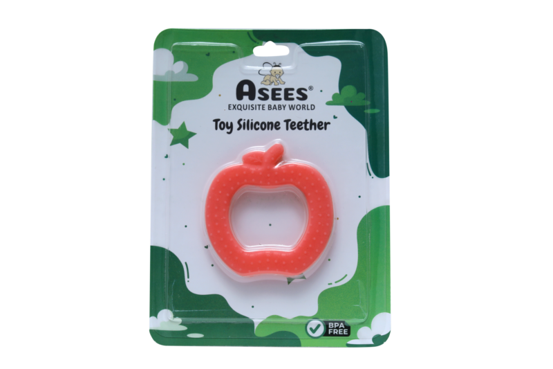 Asees Silicone Fruit Shape Teethers for Baby 6-12 Months| Baby Teether 3-6 Months Babies BPA Free | Tethers for Babies