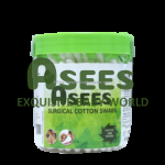 Asees PURE & SOFTEST COTTON EAR SWABs 100 STEMS